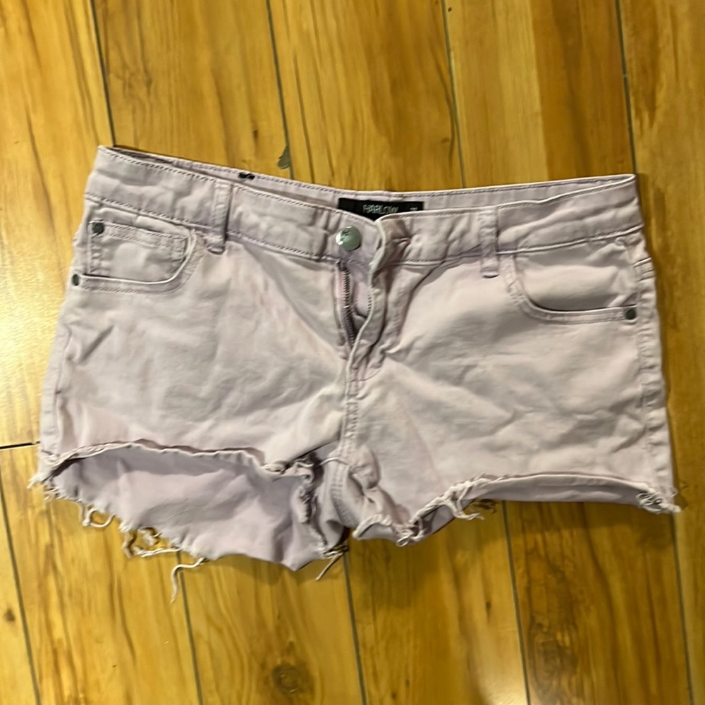 Harlow purple jean shorts